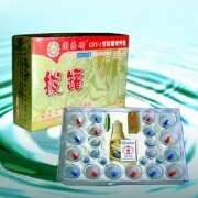 Вакуумные банки массажные с насосом - 24 шт (арт.0224)