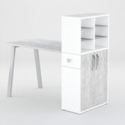 Маникюрный стол FORMIX (12889) Ателье Светлый / Белый снег
